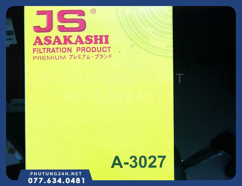Lọc gió động cơ Toyota Vios JS Asakashi A3027 - phụ tùng ôtô Lê Minh